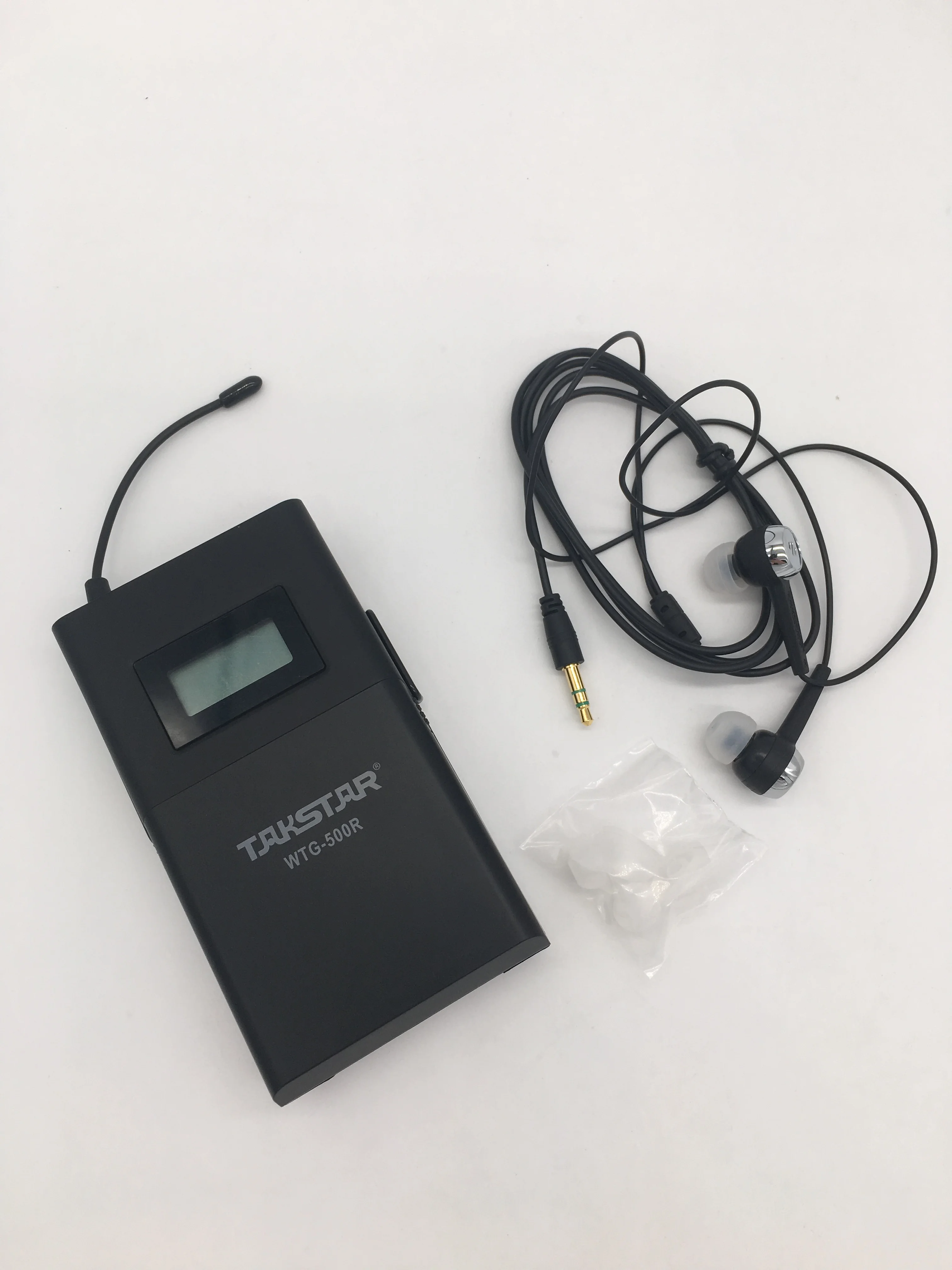 Takstar WTG-500 Tour Guide System UHF Wireless Acoustic Transmission 6 Channels LCD Display only Receiver+earphone | Электроника