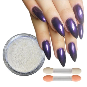 

10Packs/Lot Purple Mermaid Pearl Nail Powder Glitters Mirror Effect Nail Art Chrome Pigment Powder Manicure Nail Art Decoration