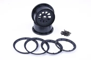 

Plastic wheel hub & rim kit for 1/5 losi 5ive-t rovan lt baja 4wb rc car parts