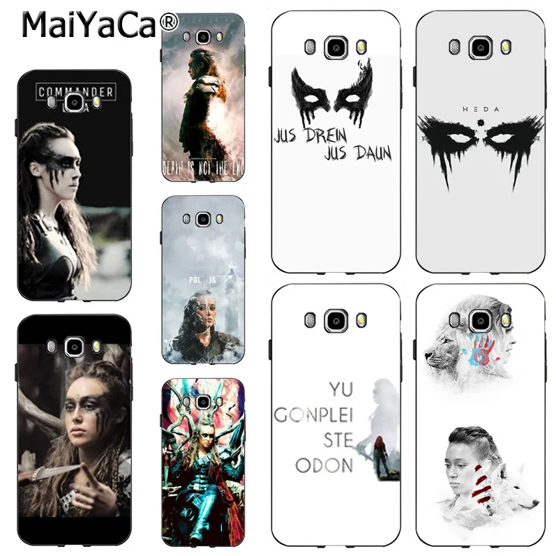 

MaiYaCa Heda Lexa The 100 TV Show On Sale! Luxury Cool phone Case for samsung note 5 note8 j7 j6 j4 j2pro case coque