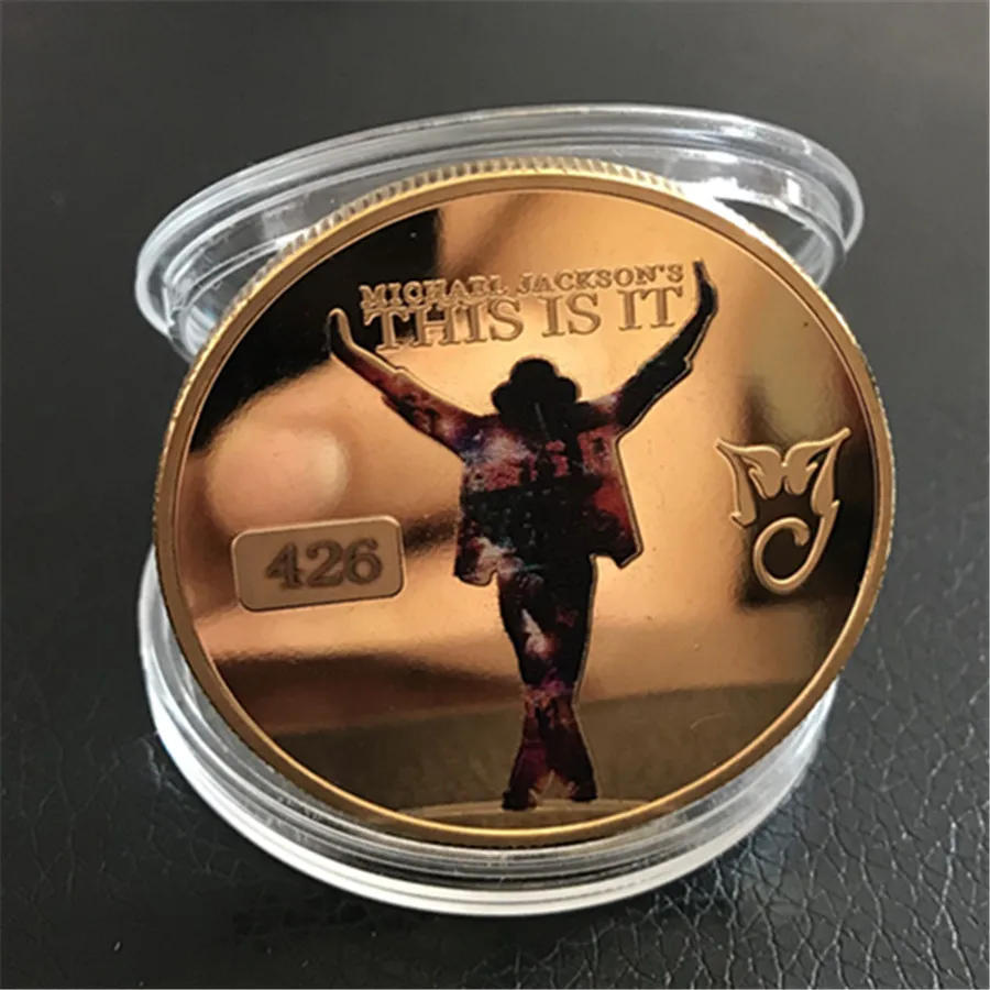 The King of Pop Michael Jackson CommemoratIve Coin Fans GiftNon
