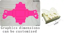 Butterfly box & Wooden dies fit Big Shot// Scrabooking Box