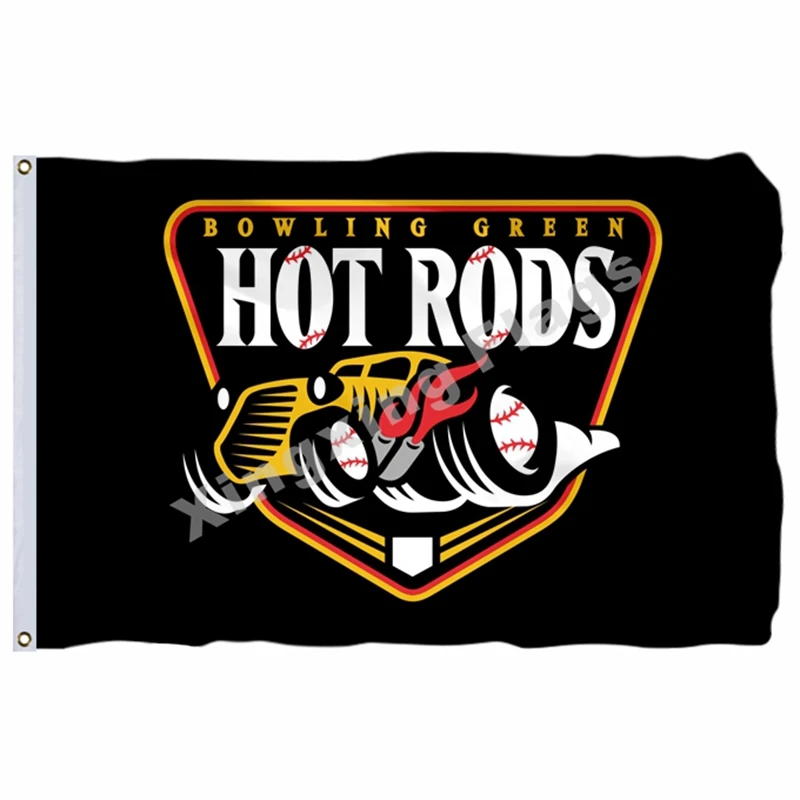Bowling Green Hot Rods Flag 3ft X 5ft Polyester Minor League Baseball