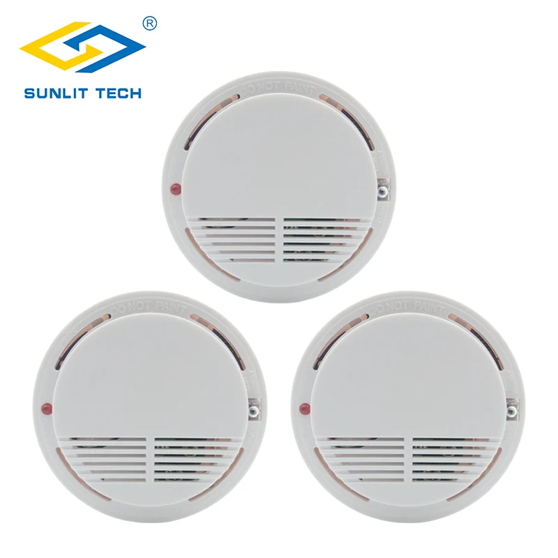 

3pcs/lot Wireless Smoke Detector 433MHz Fire Protection High Sensitive Smoke Sensor Detector Wifi Alarm for Home Security System