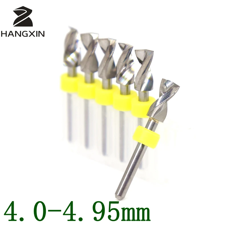 

4.0-4.95mmPCB Drill Kit Metal CNC Router Woodworking Printed Circuit Board Micro Engraving Machine Tool Accessories 10PCS