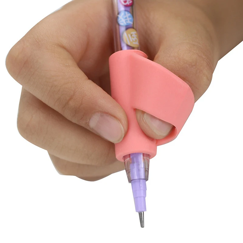 

3pcs/set Magic Grip Pencil Help Beginner Writing Silicone Toys Baby Double Thumb Posture Correction Pen Tool Student Education