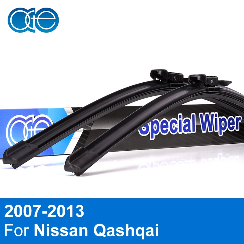 

OGE Front And Rear Wiper Blades For Nissan Qashqai Dualis 2007 2008 2009 2010 2011 2012 2013 Windscreen Rubber Car Accessories