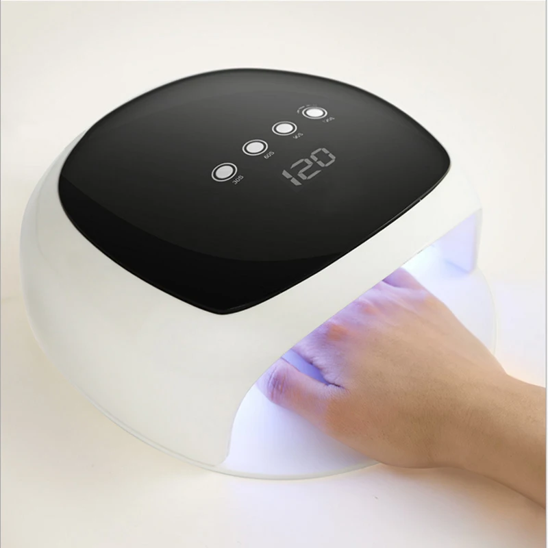 

52W Dual Light UV Lamp LED Nail Lamp Automatic sensing Nail Dryer Manicure Tool Curing Gel Polish /60s/90s/120 Timer LCD display