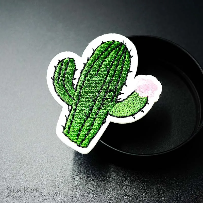 

Cactus Size:4.3x5.1cm Iron On Patch Embroidered Applique Sewing Clothes Stickers Garment Apparel Accessories Badges
