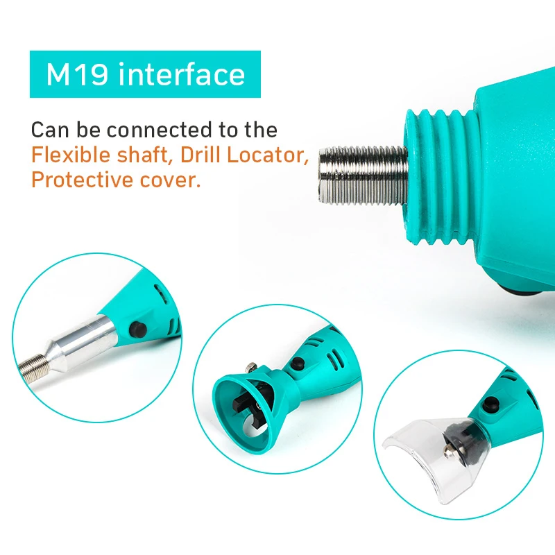 Online Tungfull Dremel Rotary Tool 30000RPM Dremel Accessories Set Mini Electric Grinder Mini Drill Engraver Carving Polishing Cutting