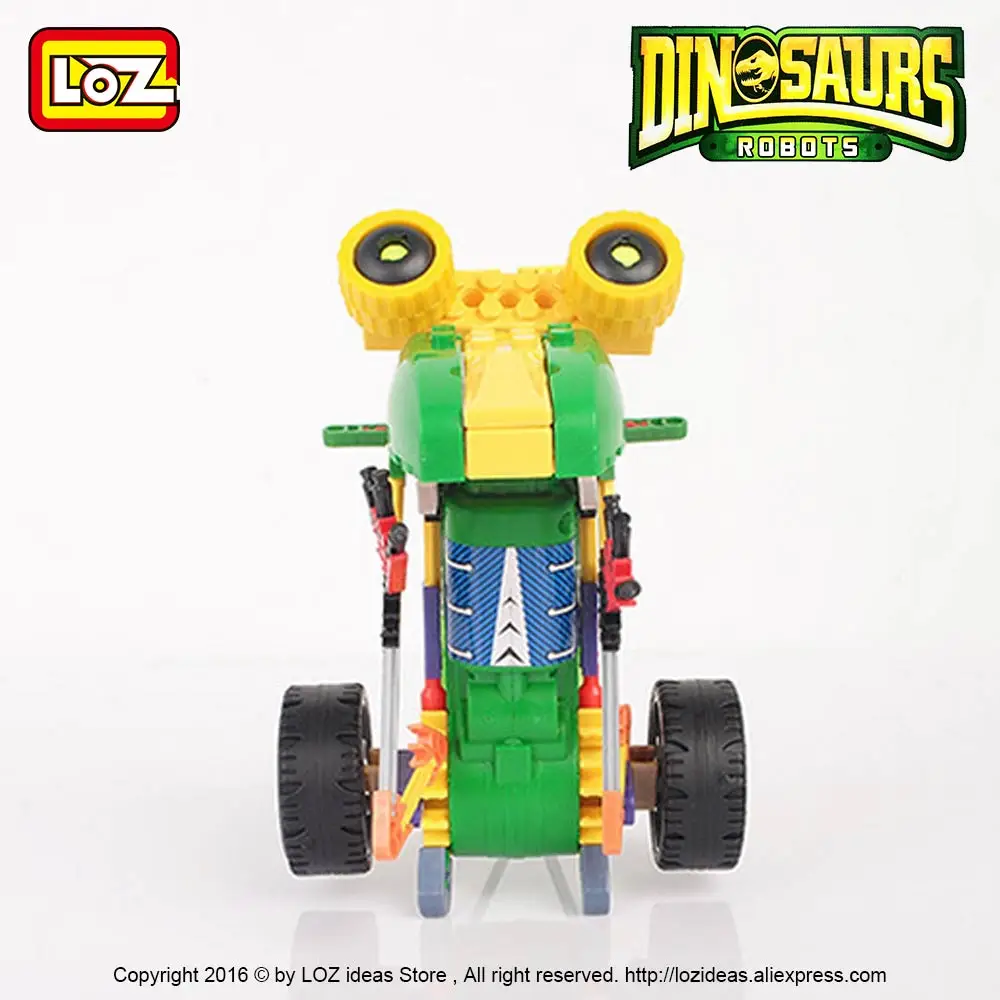 LOZ ideas Motor Building Blocks Robotic Tyrannosaur Robot T-Rex Action Dinosaur
