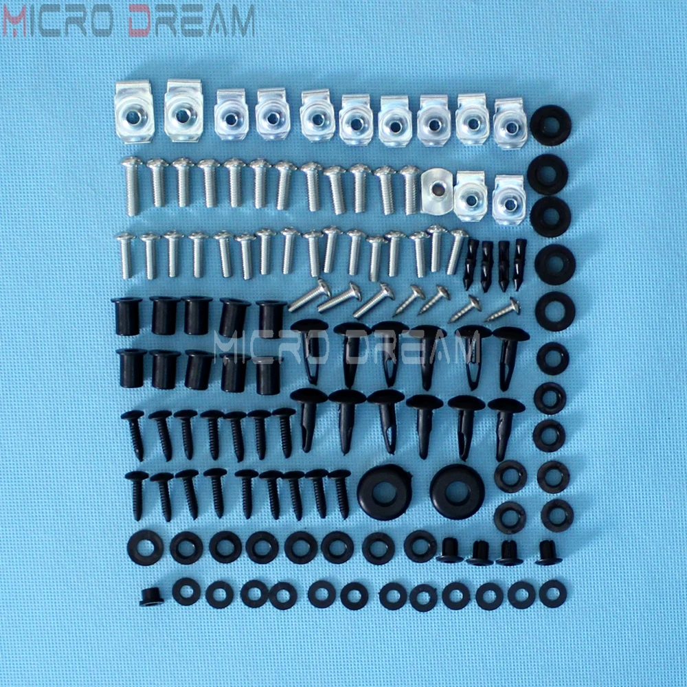 

109 Pieces Stainless Steel Bolts Kit For Suzuki GSXR 600 750 GSXR600 GSXR750 2006 2007 Motorcycle Complete Fairing Hardware Set