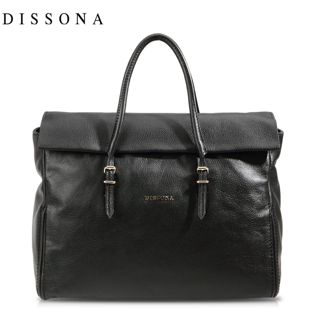 DISSONA GOLD LEATHER BAG