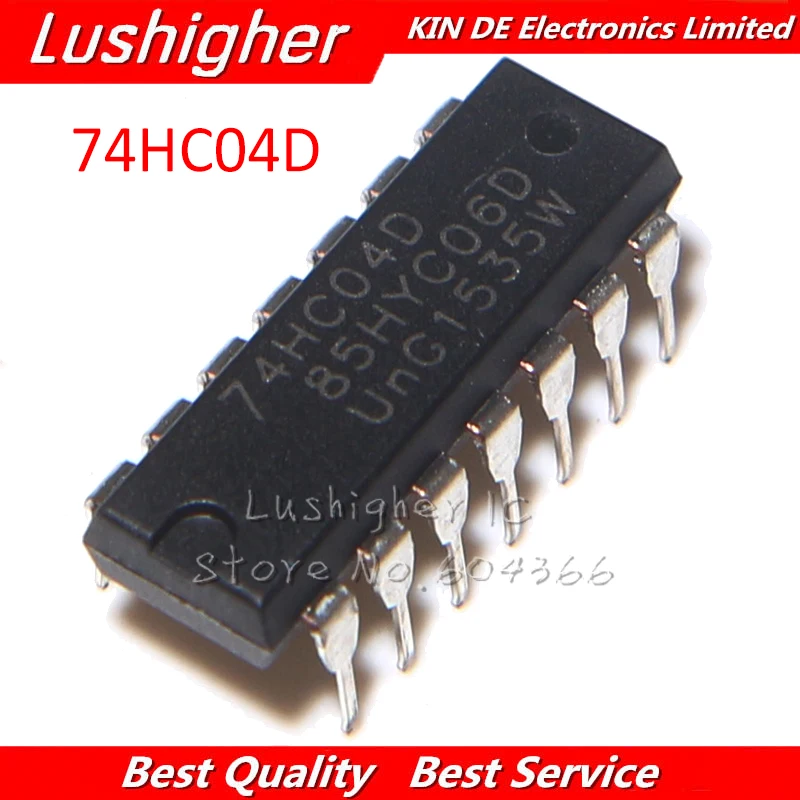 10 шт. 74HC04D DIP 74HC04 DIP14 новый оригинальный Бесплатная доставка