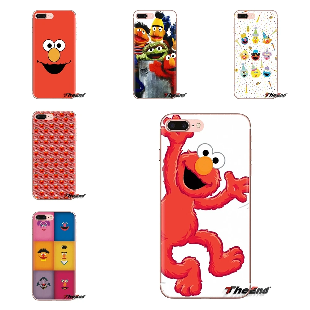 

For Huawei G7 G8 P7 P8 P9 P10 P20 P30 Lite Mini Pro P Smart Plus 2017 2018 2019 cute cartoon Sesame Street Soft Transparent Case