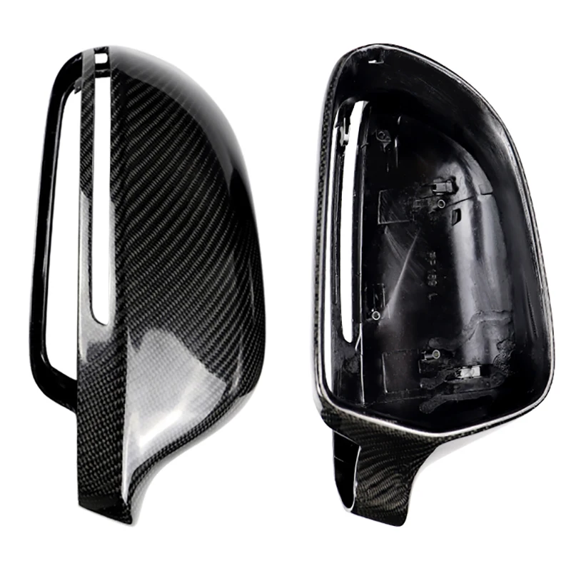 Для Audi A4 B8 2008 2011 A5 2009 2012 углеродное волокно Боковые Крышки зеркала крышки Замена