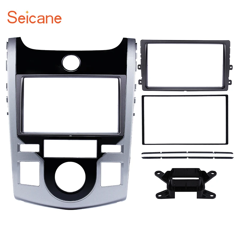

Seicane Double Din ABS Plastic Car Refitting Radio Panel Frame Fascia for KIA Forte 173*98/178*100/178*102mm