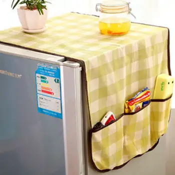 

Dual-purpose Refrigerator Dust Cover Multi-use Waterproof Pouch Storage Organizer Bag Home Storage Bags Pockets