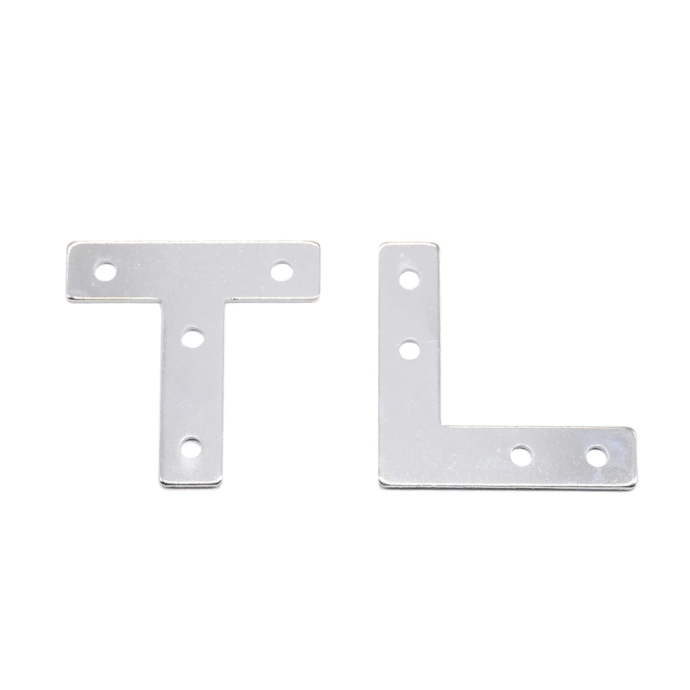 

Hotsale 2020 L type T type cross plate aluminum connector EU standard 20/30/40 series industrial Aluminum Profile Accessories 3D