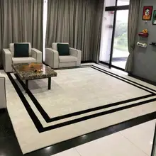Простой акриловый ковер на заказ, современный ковер для гостиной, журнальный столик для гостиной, спальни, ковры ручной работы для гостиной