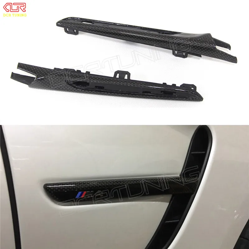 Carbon Side Grille For BMW F80 M3 F82 F83 M4 Carbon Fiber Fender Cover