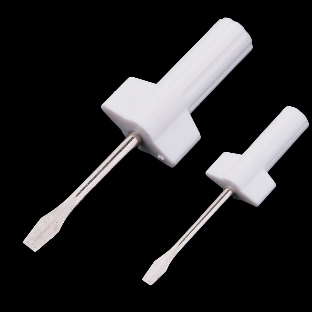 4 Pieces/Set Sewing Machine Service Kit 2 Sewing Machine Lint Cleaning Brushes & 2 Screwdrivers