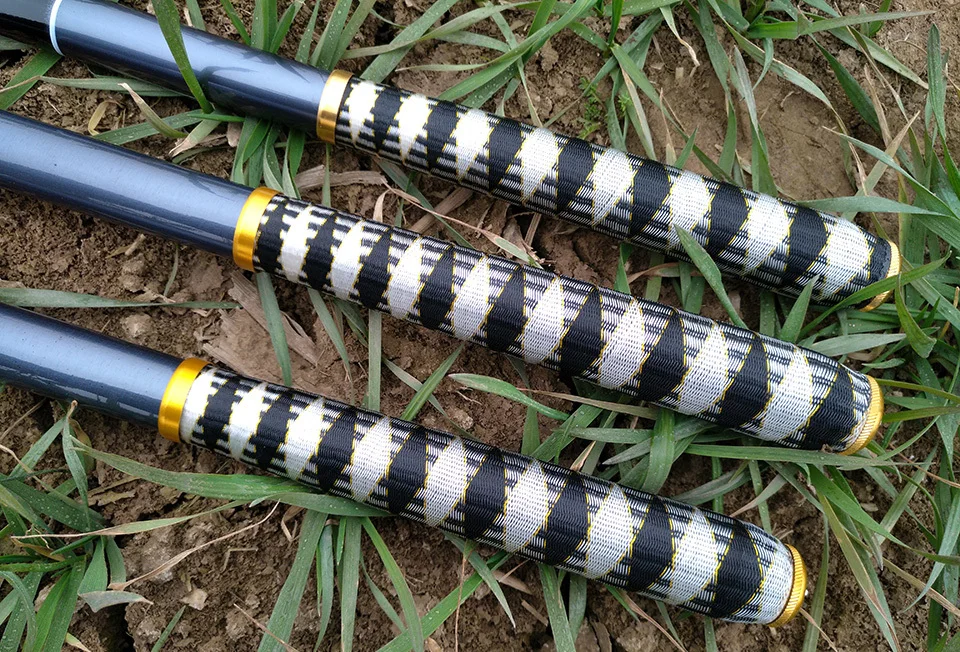 Telescópica de Fibra Recém Carbono Super Duro Ultra Leve Carpa Pesca Pólo Fluxo Fiação Haste Ganchos 20 Recém telescópica de fibra carbono super duro