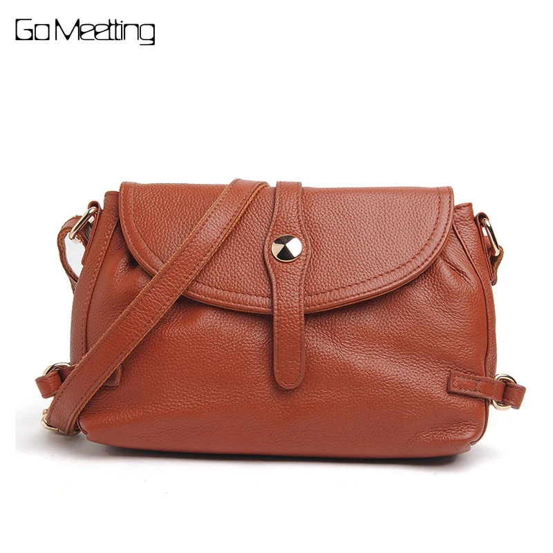 

Brand Women's Shoulder Bag Female Luxury Genuine Leather Messenger Crossbody Bag Ladies Hand Bags for Women sac a main 6color