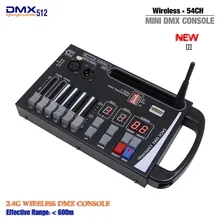 DHL Новое поступление портативная новая система мини беспроводной dmx-контроллер для батареи сценического освещения или движения RGB лампы