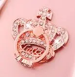 360 Degree Rotate Diamond Bow Rhinestone Bear Finger Ring Holder Smartphone Desk Stand For Iphone X XS Max/Samsung/Xiaomi/Huawei