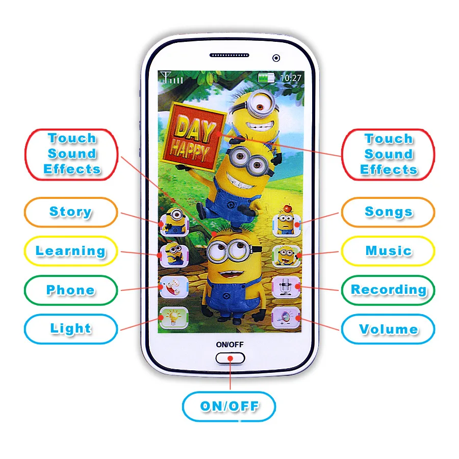 New Baby Mobile Phone Russian Language Learning Machines Talking Smart Phone Learning Interactive Toys
