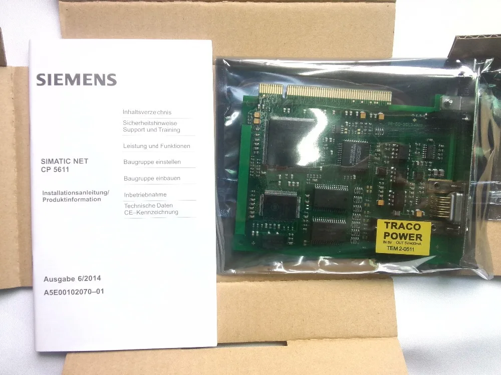 Siemens DP//PROFIBUS//MPI PCI Card 6GK1561-1AA00 6GK1 561-1AA00 CP5611 NEW