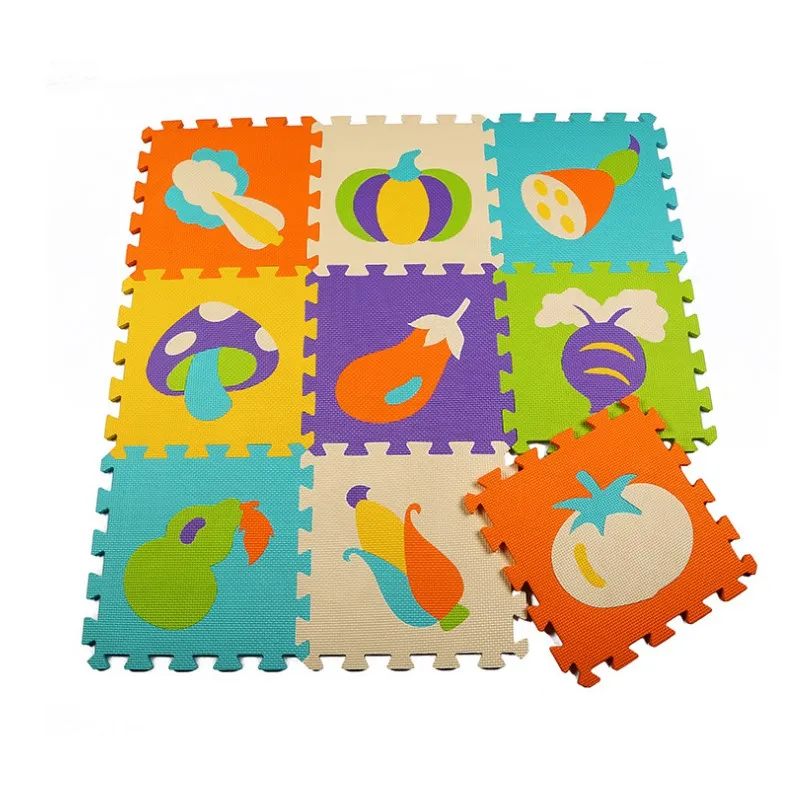 Baby Safety Mat EVA Foam Anti slip Splice Climbing Mat 9PCS