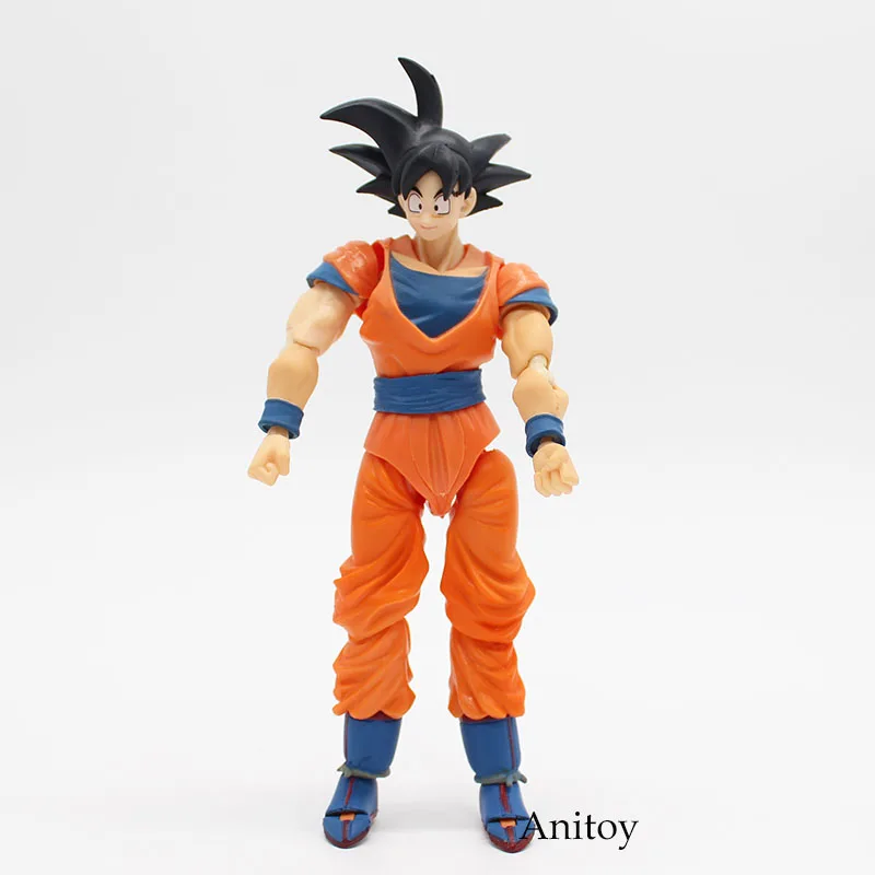 Сон Гоку Драконий шар SHF Dragon Ball Z resuration F Son Gokou ПВХ Фигурки Коллекционная модель игрушки 16 см