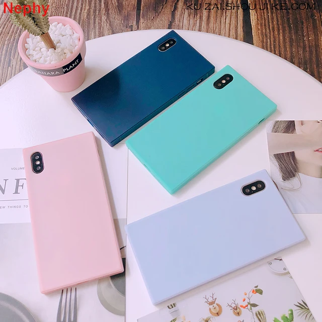 Buy Soft rectangle Cell Phone Case for iPhone X 10