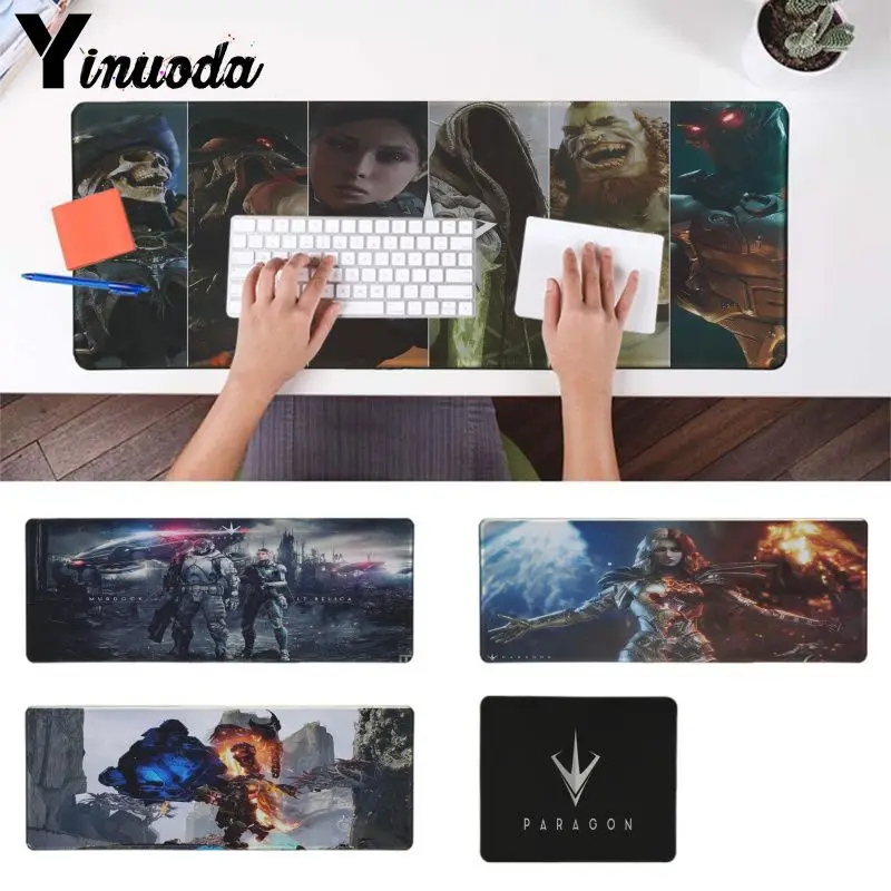 

Yinuoda Paragon gamer Laptop Gaming Mice Mousepad Anti-Slip Laptop PC Mice Pad Mat Rubber Lock Edge anime MousePad Gamer Mat