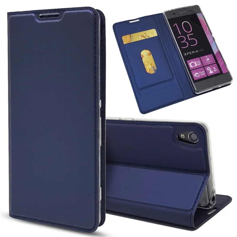 

on For Sony Xperia XA case Sony Xperia XA cover Flip Leather Wallet Book Case on For Sony Xperia XA F3111 cover Phone bag coque