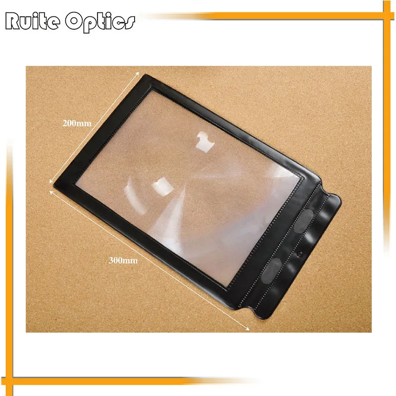 A4 Full Page 3x Fresnel Lens Reading Magnifier Ultrathin Computer