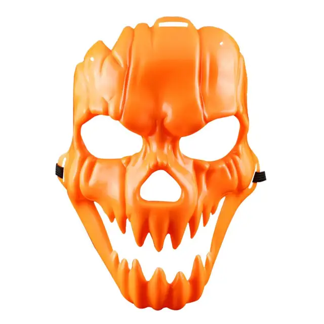 Best Price Scary Party Latex Adult Cosplay Masks Halloween Pumpkin Masks Props Fancy  Creepy Halloween Zombie Pumpkin Style Masks 