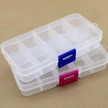 10 сетка съемная пластиковая коробка для хранения покрыта шкатулка с отделкой аксессуары из бисера