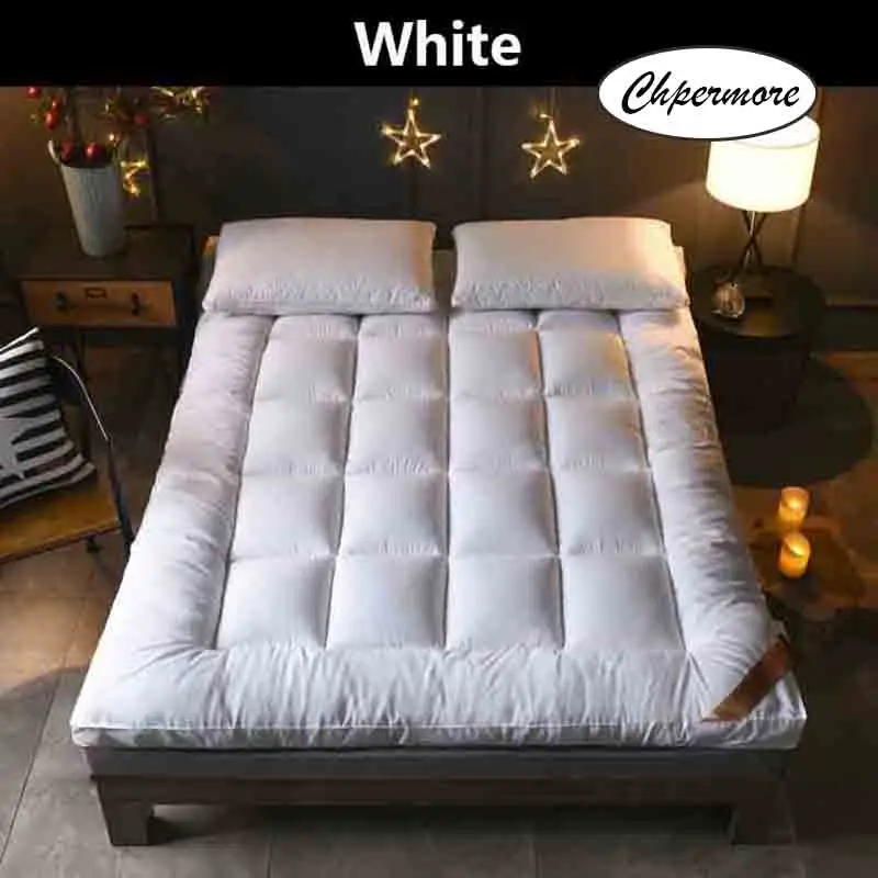 

Chpermore Thicken Feather velvet Mattress five star hotel Foldable Tatami Single double Mattresses Cotton Cover King Queen Size