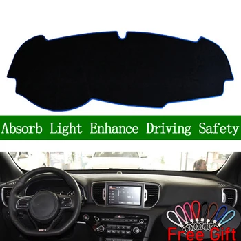 

For kia KX5 2016-2017 Dashboard Cover Sun Shade Non-slip Dash Mat Pad Carpet Car Stickers Interior Accessories