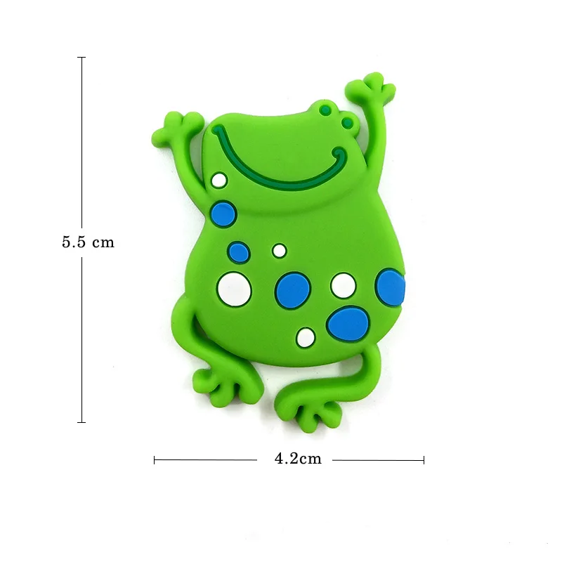 Лягушка силиконовые магниты на холодильник Мультфильм Животных Белая Доска стикер Холодильник Магниты дети размещение сообщения украшение дома - Цвет: Frog
