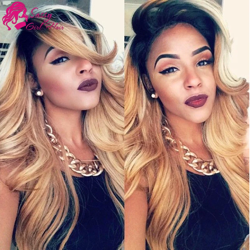 Brazilian Body Wave Virgin Hair 3 Bundles Honey Blonde Brazilian