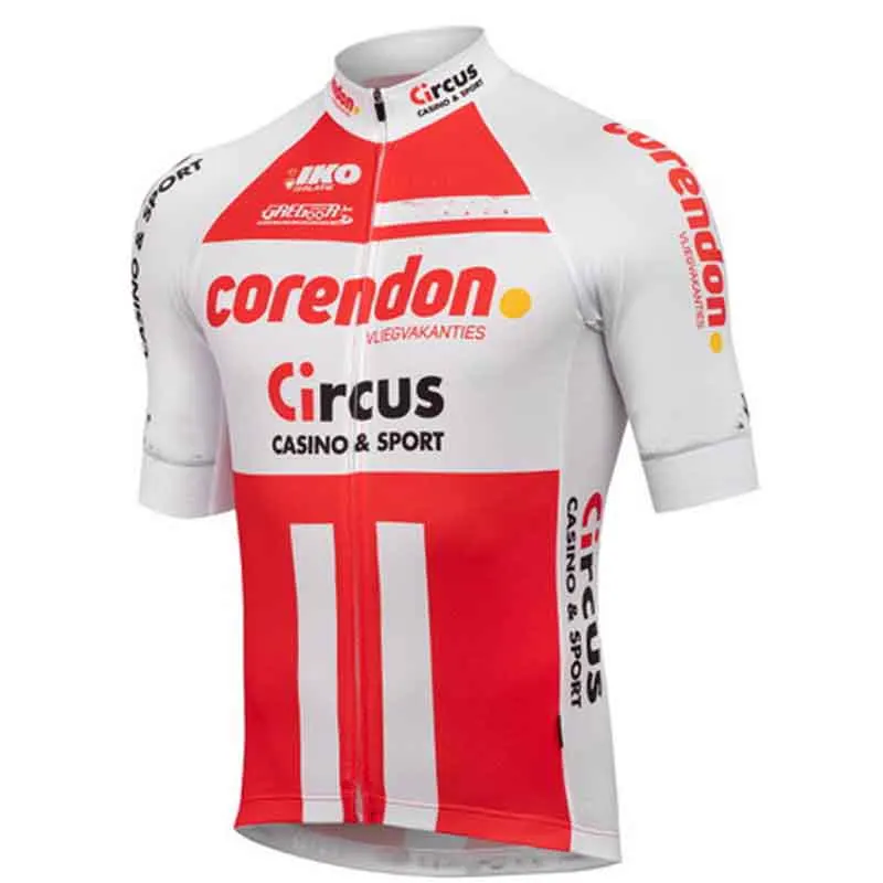 SPTGRVO Lairschda 2019 CORENDON цирк с коротким рукавом Велоспорт Джерси лето Ropa Ciclismo Одежда