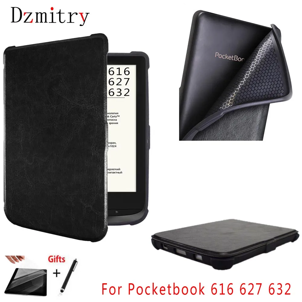 Мягкий ТПУ чехол для электронной книги PocketBook Touch Lux 4 и HD 3 телефонная книга PB 616 627 632