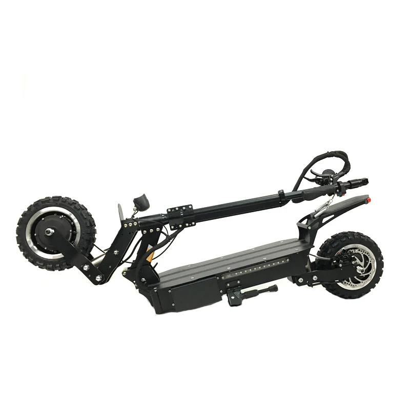 Cheap FLJ Powerful Electric Scooter 60V 5600W 11inch Off Road Big Wheel fast charge Motor e scooter kick Foldable adults Scooters 4