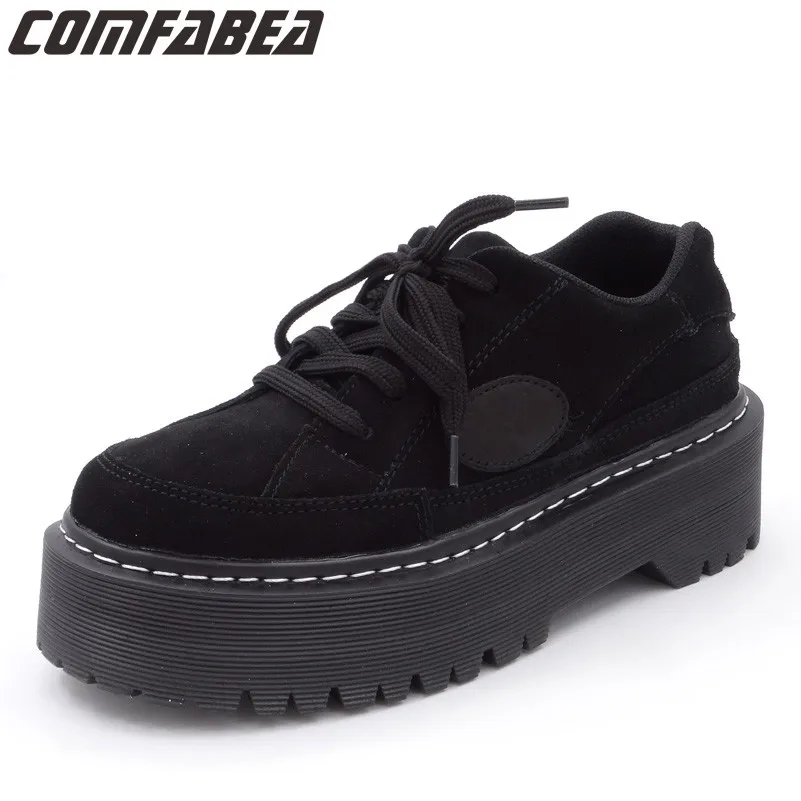 cow platform shoes