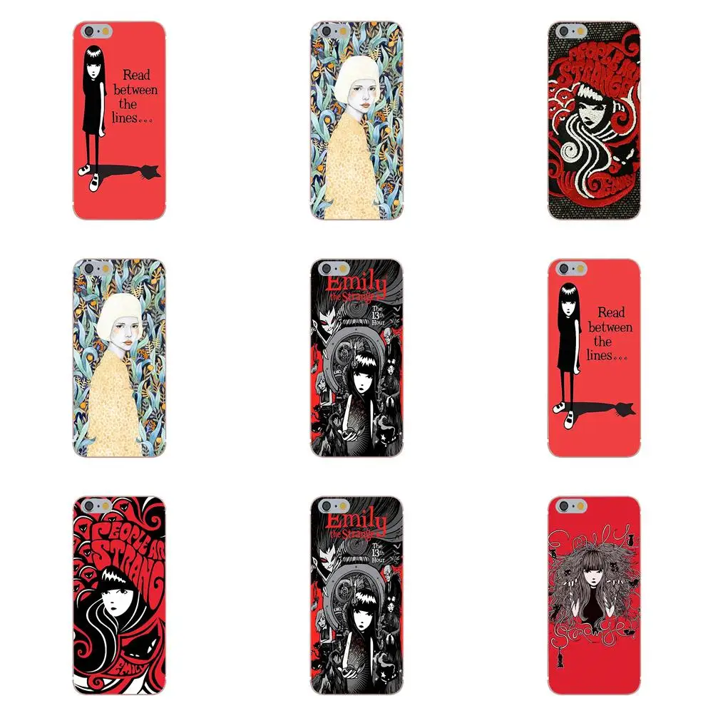 

TPU Coque For Huawei G8 Honor 5C 5X 6 6X 7 8 9 Y5II Mate 9 P8 P9 P10 P20 Lite Plus 2017 Emily The Strange People Are Strange