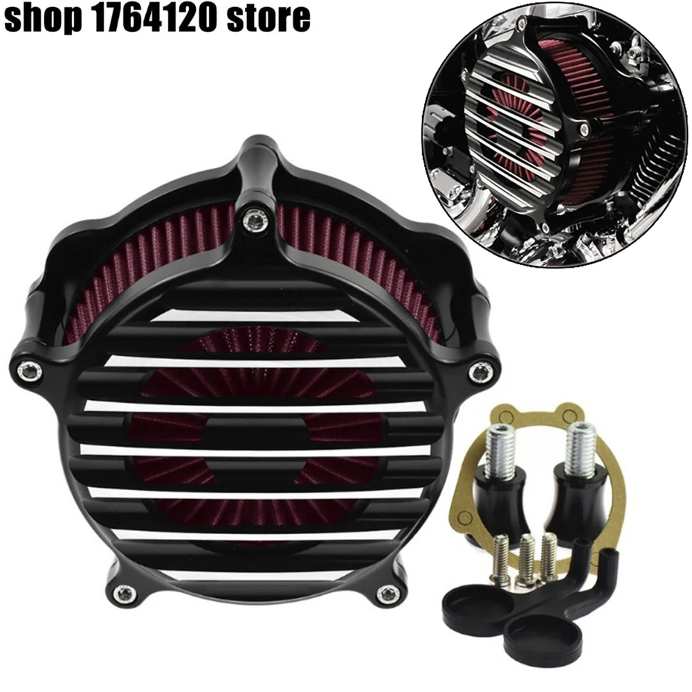Мотоцикл с ЧПУ воздушный фильтр для Harley Dyna 2000-17 Touring Road Glide 08-16 XL Sportster 91-17 Softail Touring